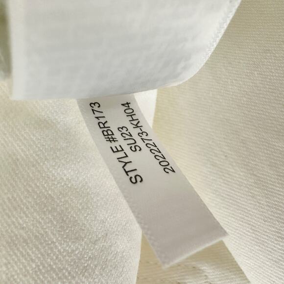 J.Crew White Maternity Jean Signature Stretch Waistband Skinny Straight US 27 - Picture 11 of 12